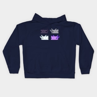 ace axolotls Kids Hoodie